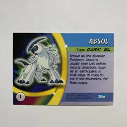 Absol Pokemon Advanced Challenge Topps TCG Card 2004 #1 - Image 2