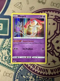 Pokemon TCG Mesprit Astral Radiance 066/189 Holo Rare - Image 3