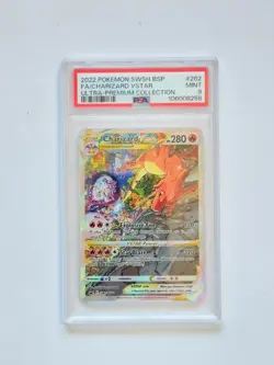 Charizard VSTAR SWSH262 Full Art Holo Promo Card PSA 9 Mint Pokemon TCG Card - Image 1