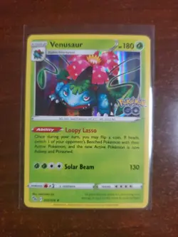 Pokemon TCG Venusaur Pokemon GO 003/078 Holo Holo Rare - Image 1