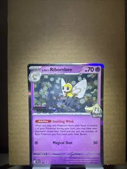 Pokemon Lillie's Ribombee 183 Sv: Scarlet & Violet Promo Prerelease Holo 70 HP - Image 1