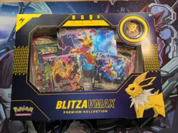 GERMAN Pokemon Jolteon VMAX Premium Collection Box SWSH183 184 6 - Image 1