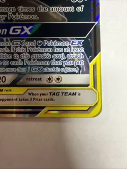 ULTRA RARE Greninja & Zoroark GX Tag Team 107/214 Pokemon SM Unbroken Bonds - LP - Image 4