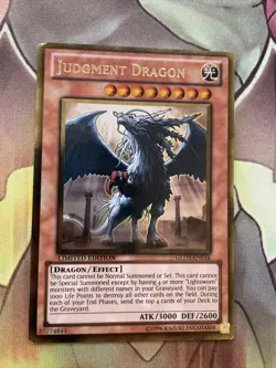GLD3-EN016 - Judgment Dragon Gold Rare M/NM Yugioh - Image 1
