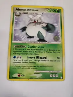 Abomasnow 19/123 - Countdown Calendar Snowflake Stamped Promo Pokemon TCG MP - Image 1