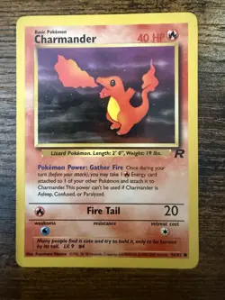 Pokemon Charmander 1st Edition Common Near Mint - Image 1