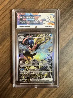 Pokemon TCG Greninja EX SVP132 Shrouded Fable Black Star Promo ACE 9 - Image 1