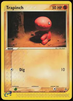 Trapinch 78/97 LP Dragon Common Pokemon - Image 1