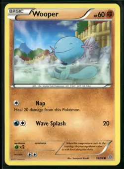 Wooper 38/98 Common Ancient Origins Pokemon Lightly Played - Image 1