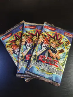Yu-Gi-Oh! TCG Legacy of Darkness Booster Pack Unlimited Unweighed 3x - Image 1