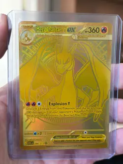 2026 Pokemon Mega Charizard Y ex 294/217 Ascended Heroes Hyper Rare Gold - Image 3