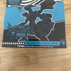 Pokemon TCG Black Bolt Elite Trainer Box ETB Sealed New Factory Sealed - Image 1