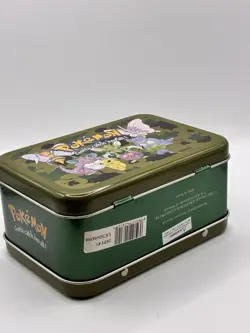 Vtg Pokemon "Gotta Catch 'Em All!" Metal Tin Box w/Charm Scyther, Butterfree - Image 3