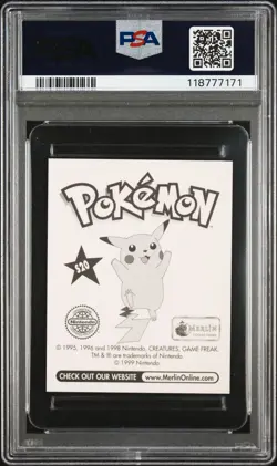 1999 MERLIN POKEMON #S20 MAGIKARP-PRISM PSA 6 - Image 2