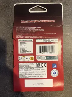 One Piece OP-13 CARRYING ON HIS WILL Sleeved Booster Pack - Factory Sealed - Image 2