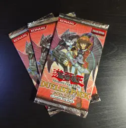 Yu-Gi-Oh! Duelist Pack Jaden Yuki 2 1st Edition Sealed Booster Pack Unweighed 3x - Image 1