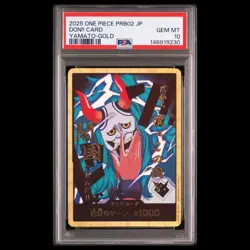 PSA 10 Yamato One Piece Card Vol.2 Special Rare GOLD DON One Piece Card - Image 1