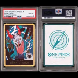 PSA 10 Yamato One Piece Card Vol.2 Special Rare GOLD DON One Piece Card - Image 3