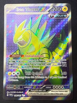 Iron Thorns EX 196/167 | Twilight Masquerade Full Art Rare | Pokemon Card | NM - Image 1