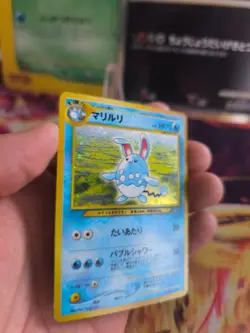 Pokemon Karte Card Azumarill Neo Genesis Gsnw 2000 Rare Holo Wotc japanese NM - Image 4