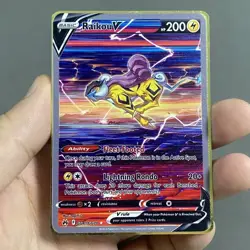 Pokemon Card Raikou V GG41/GG70 Metal Card - Carta In Metallo Fanmade TCG - Image 1