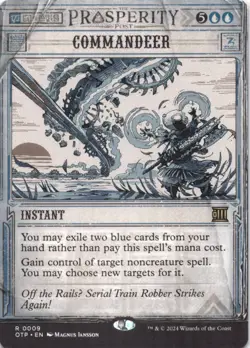 MTG Commandeer Normal NM Outlaws of Thunder Junction: Breaking News Magic 9 - Image 1