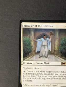 MTG Card - 1x Speaker of the Heavens - Magic Core Set 2021 - LP - Rare White #38 - Image 3