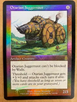 MTG 1x FOIL Otarian Juggernaut # 305 Odyssey Magic the Gathering Card x1 NM - Image 1