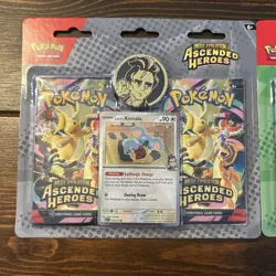 Pokemon Ascended Heroes 2-Pack Blisters - Set of 2 - Erika and Larry - Image 2