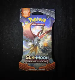 Burning Shadows - Sealed Hanger Booster Pack - Ho-Oh - Pokemon TCG - Image 1
