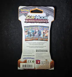 Burning Shadows - Sealed Hanger Booster Pack - Ho-Oh - Pokemon TCG - Image 2
