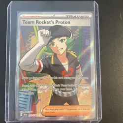 Team Rocket's Proton 227/182 Ultra Rare Destined Rivals Pokemon Near Mint - Image 1