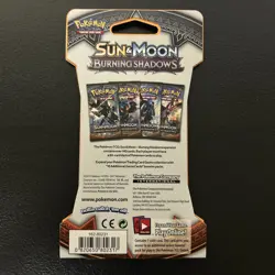 Pokemon TCG - Sun & Moon Burning Shadows Sleeved Booster Pack New Factory Sealed - Image 2