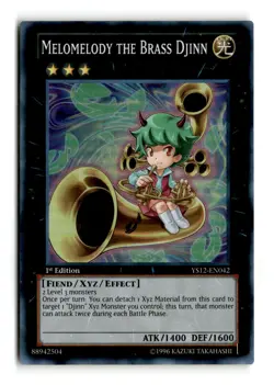 Melomelody the Brass Djinn - YS12-EN042 1st Edition Super Rare - YuGiOh-LP - Image 1