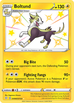 BOLTUND SV040/SV122 SHINY RARE SHINING FATES SHINY VAULT POKEMON NEAR MINT - Image 1