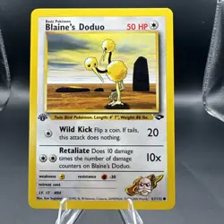 Pokemon TCG - Blaine's Doduo 61/132 - 1ST EDITION COMMON - Image 1