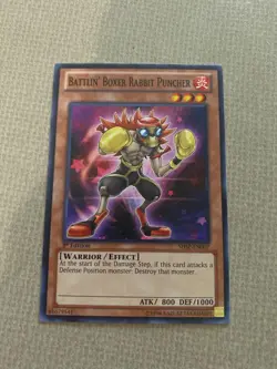 Yu-Gi-Oh! battlin' boxer rabbit puncher mint common 1st ed SHSP-EN007 - Image 1