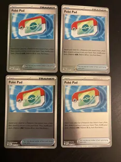 Poke Pad Reverse Holo 081/088 x4 (Playset) - Perfect Order Pokemon Card Deck TCG - Image 1