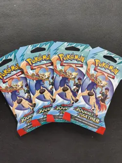 Pokemon TCG: Journey Together Sleeved Blister Packs ×4 Sealed - Aussie Seller - Image 1