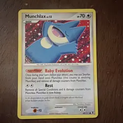 Pokemon Munchlax TCG Rising Rivals 69/111 Regular Common Basic 70 HP 2009 - Image 1