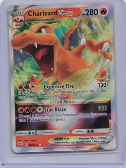 Charizard VSTAR 018/172 Holo Rare VSTAR Brilliant Stars Pokemon Near Mint - Image 1