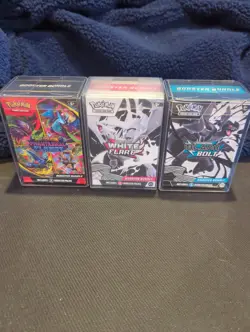 Pokemon Booster Bundle Boxes Black Bolt Phantasmal Flames White Flare Lot of 3 - Image 1