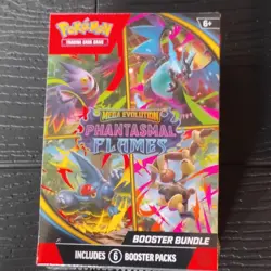Pokemon TCG Mega Evolution Phantasmal Flames Booster Bundle Box Charizard Gengar - Image 1