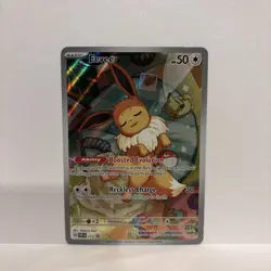 Pokemon Center Eevee Prismatic Evolutions ETB Promo Illustration Rare #173 Raw - Image 1
