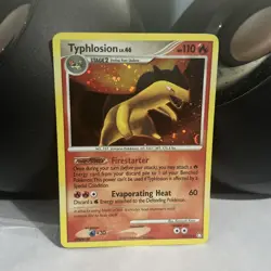 Pokemon Typhlosion TCG Mysterious Treasures Holo Card 16/123 Rare-near mint - Image 1