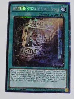 WANTED: Seeker of Sinful Spoils (PCR) RA03-EN074 Quarter Century Bonanza LP - Image 1