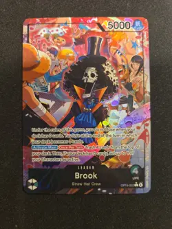 One Piece OP15-022 Brook Alt Art Leader Adventure - Image 1