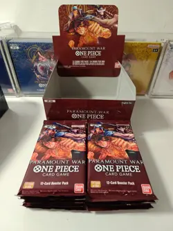 🧭ONE PIECE Paramount War Booster Pack OP02 English Sealed NEW Let's Go!🏴‍☠ - Image 1