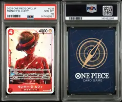 PSA 10 Monkey D. Luffy One Piece Card Special Rare GEM MINT One Piece Card - Image 3