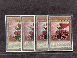 4x YuGiOh! Queen Angel of Roses LC5D-EN096 ULTRA RARE! 1st EDITION! *GEM MINT* - Image 1